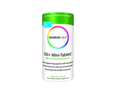 [海淘]Rainbow Light 润泊莱 50+ Mini-Tablet Multivitamin 综合营养片 $17.11