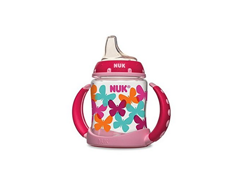 [海淘]NUK Fashion Elephants and Butterflies 女宝宝学饮杯$6.84+$3.44直邮中国