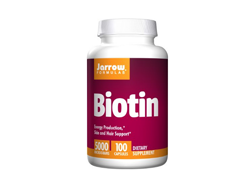 [海淘]Jarrow FORMULAS 杰诺 Biotin 生物素胶囊 5000Mcg*100粒$5.74（需Coupon）
