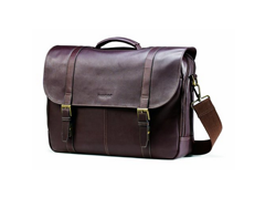 [海淘]Samsonite 新秀丽 17寸复古真皮公文包   71.99+34美元 直邮含税约￥679