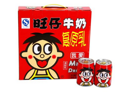 近期低价！旺仔牛奶 铁罐装 礼盒 245ml*12 苏宁易购44.8元
