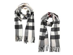 [海淘]BURBERRY 博柏利 Half Mega Check 羊绒围巾$269.99（需用码，约￥1780）