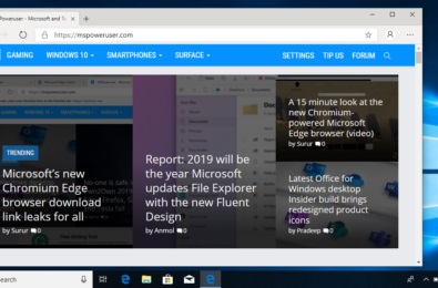 微软：Win10上Chromium版Edge滚动响应速度已与经典版一样