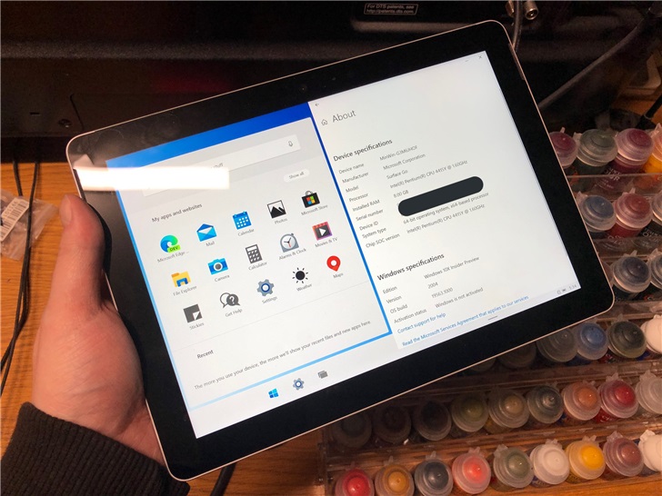 微软Surface Go成功运行Windows 10X，但缺少驱动支持