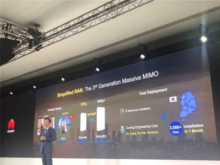华为：已获得91个5G商用合同，5G基站发货超60万