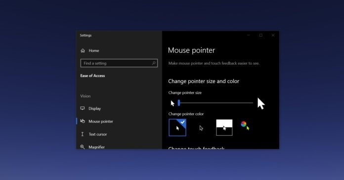 Win10 或将迎来类似 macOS 的查找鼠标光标功能：摇动放大光标