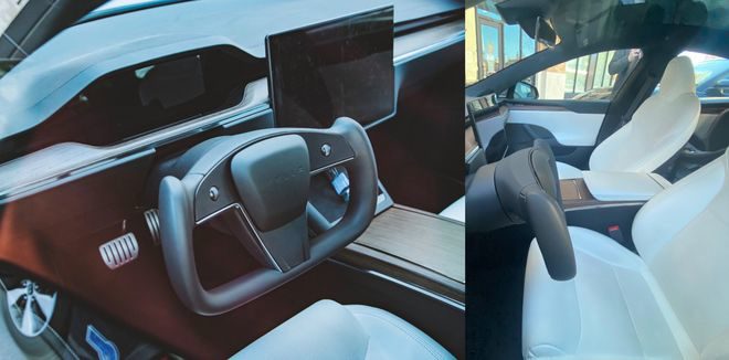 马斯克回应特斯拉 Model S Plaid 矩形方向盘危险不实用：它很棒