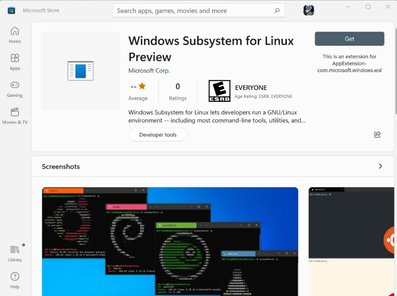 微软 Win11 应用商店上架 Windows Linux 子系统（WSL）：程序升级更快，无需升级操作 ...