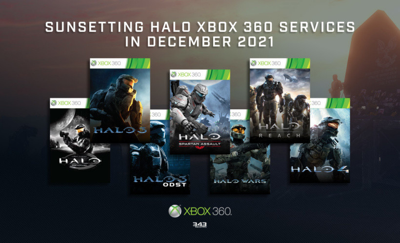 微软 Xbox 360 的《光环》游戏在线服务将于 2022 年 1 月关闭
