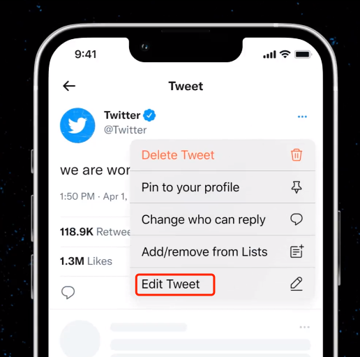 大股东马斯克施压，Twitter 正在开发编辑按钮