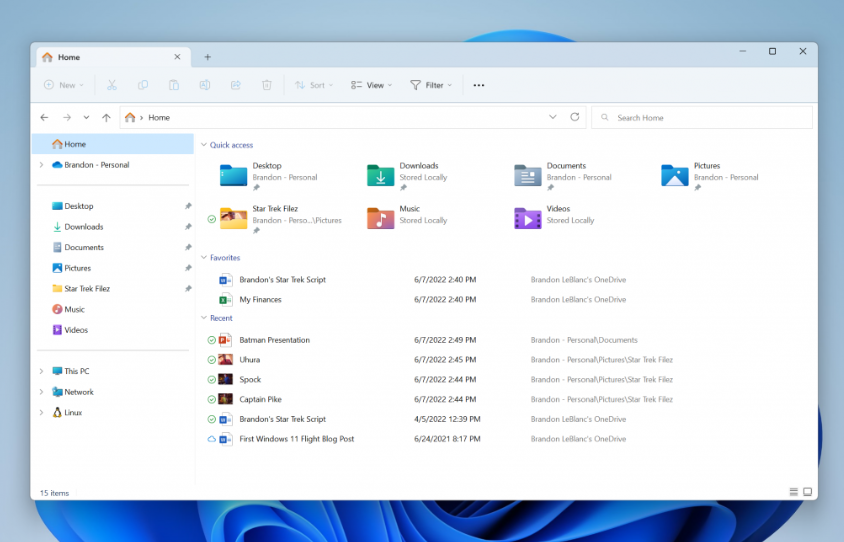 微软 Win11 Beta 预览版 Build 22621.160 (KB5014770) 更新发布，文件资源管理器 Tab  ...