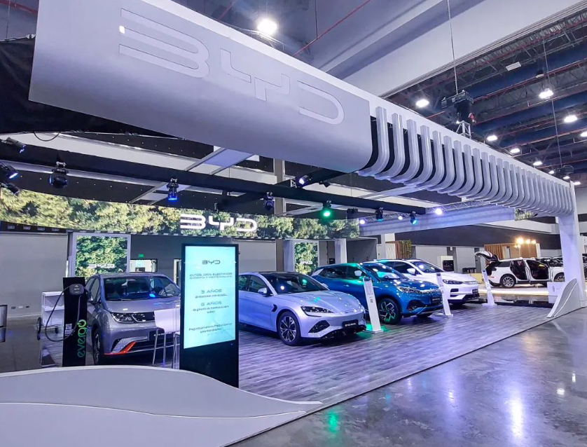 比亚迪首次携 4 款纯电车型亮相巴拿马车展：唐、元 PLUS、海豹和海豚 ...