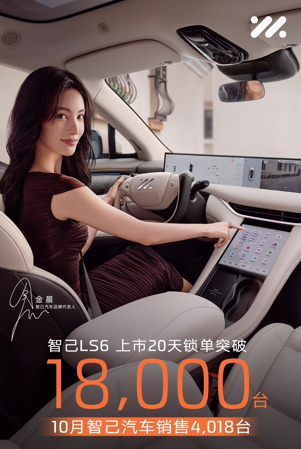智己汽车 10 月销售 4018 台：创历史新高，LS6 锁单突破 18000 台 ...