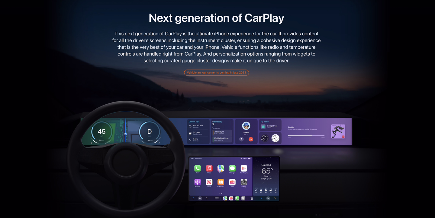 苹果新版 CarPlay 遥遥无期，此前宣称“今年年末公布支持车辆信息” ...