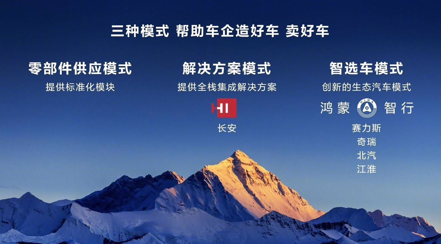 消息称华为与北汽将在 2024 年推出 HI 模式新车型