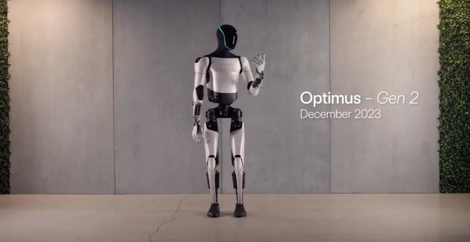 特斯拉展示 Optimus 第二代人形机器人：速度提升 30%，身体控制能力更强 ...