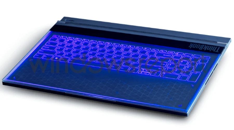 月底见，消息称联想 MWC 2024 将展示透明屏幕笔记本：运行 Win11 ...