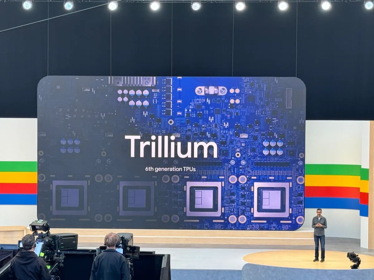 谷歌宣布第 6 代 Trillium TPU：性能提升 4.7 倍、内存带宽翻番、节能 67% ...