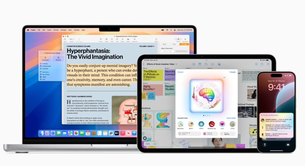 RAM不够AI模型用：古尔曼称苹果Apple Intelligence将登Vision Pro，但不会引入HomePod ...