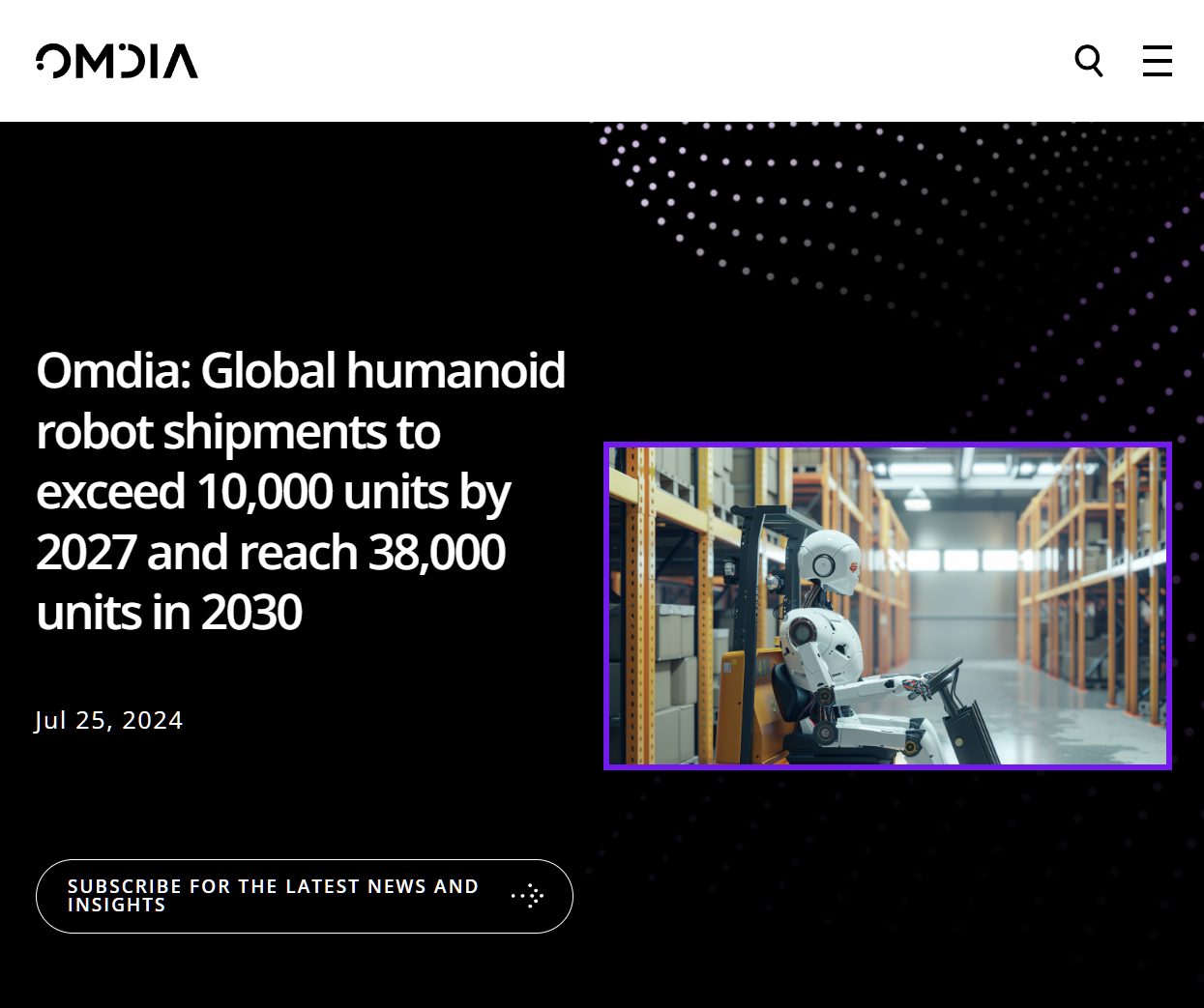 Omdia：人形机器人今年迎来突破之年，2027 年全球出货将破万台 ...