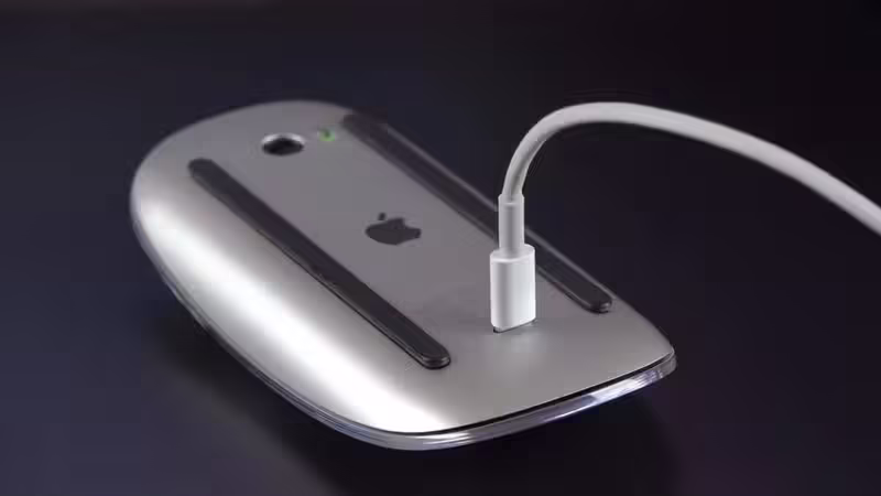 苹果酝酿新款妙控鼠标等外设：改用 USB-C 端口，有望调整端口位置 ...