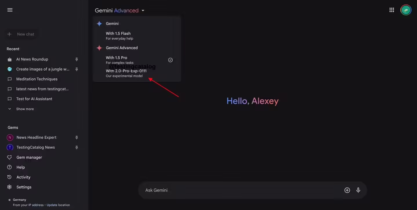 谷歌 Gemini 2.0 AI 模型现踪迹，响应速度更快
