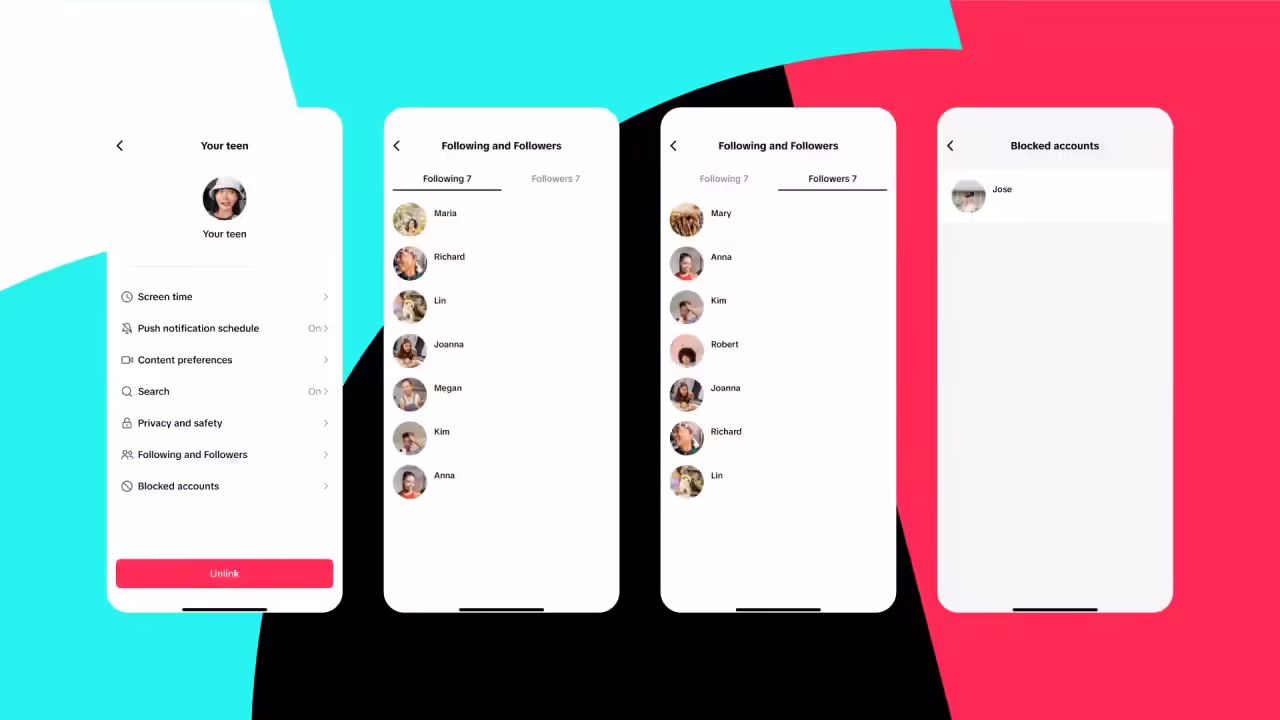 TikTok 上线家长控制功能：能看孩子的粉丝及关注列表，还可限制访问时间 ...