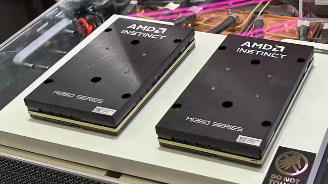挑战英伟达垄断地位：和硕展示基于 AMD MI350X 的 1177 PFLOP 级 AI 机架 ...