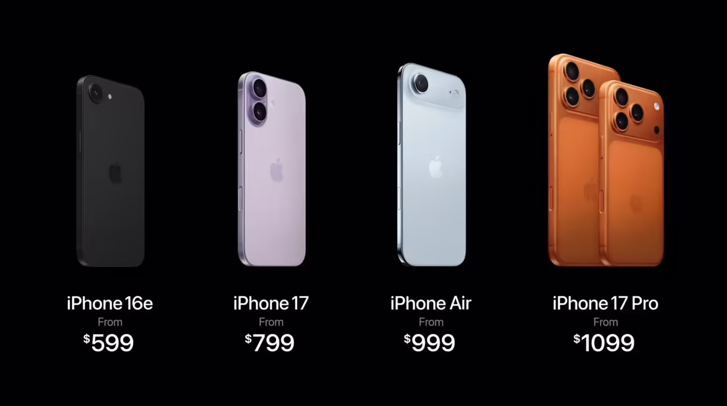 苹果 iPhone 17 标准版发布：6.3 英寸 120Hz 屏幕、A19 芯片、4800 万主摄，5999 元起 ...