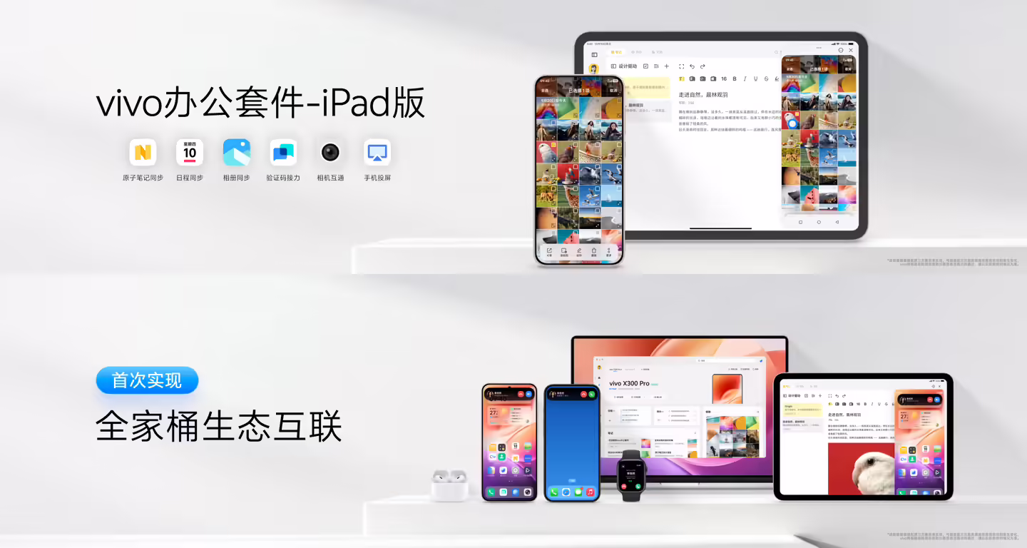 vivo 办公套件登陆 iPad，OriginOS 6 首次实现苹果全家桶生态互联 ...
