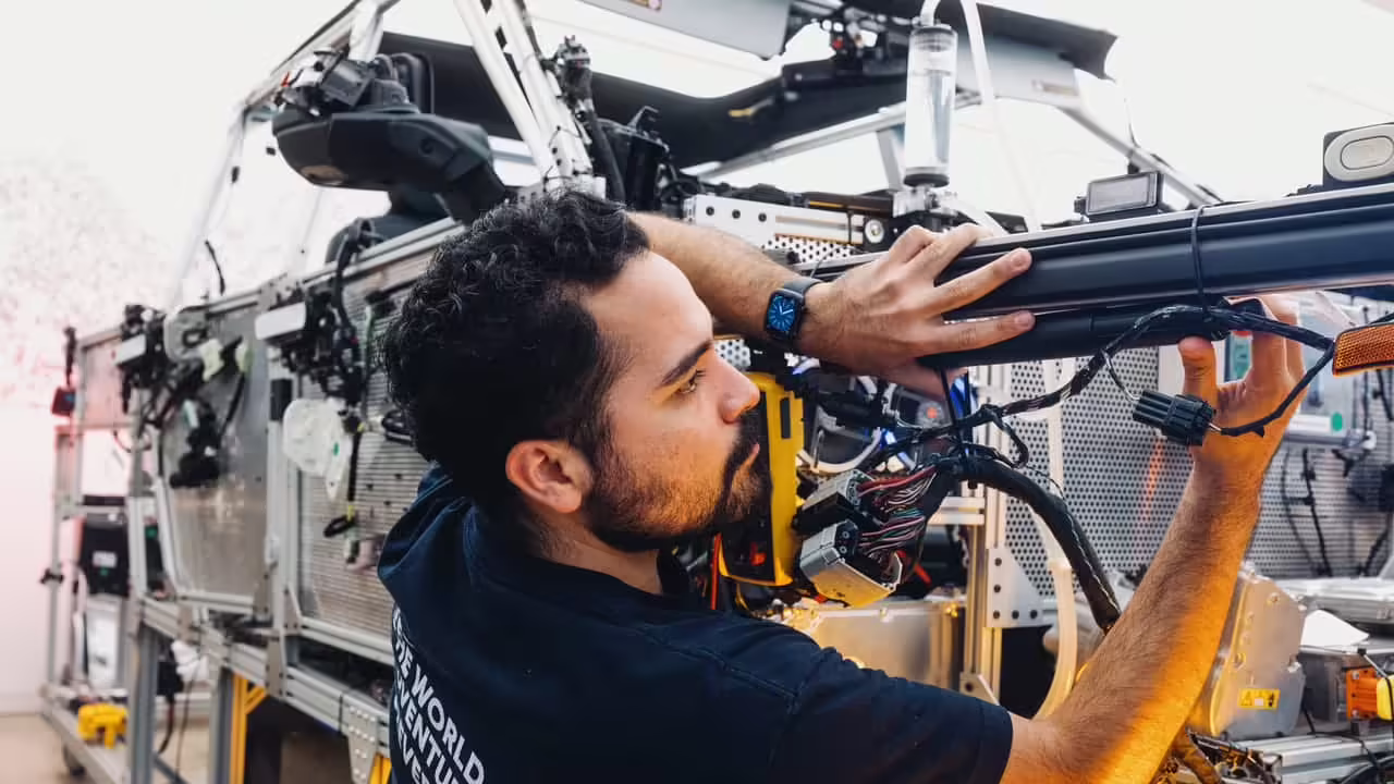 Rivian VW Group technology lab car