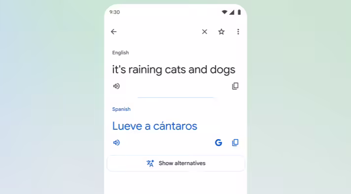 谷歌翻译引入 Gemini AI 功能，提供同义替换及语境信息