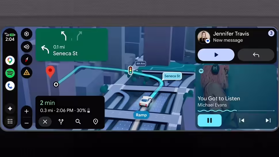 谷歌将升级 Android Auto：升级谷歌地图，60fps 全高清视频上车
