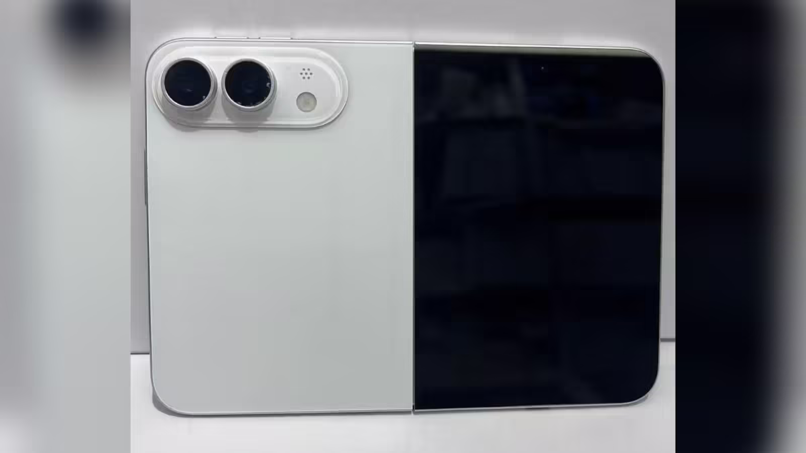苹果折叠屏 iPhone Fold 机模高清细节图曝光，或仅推出白色版本 ...