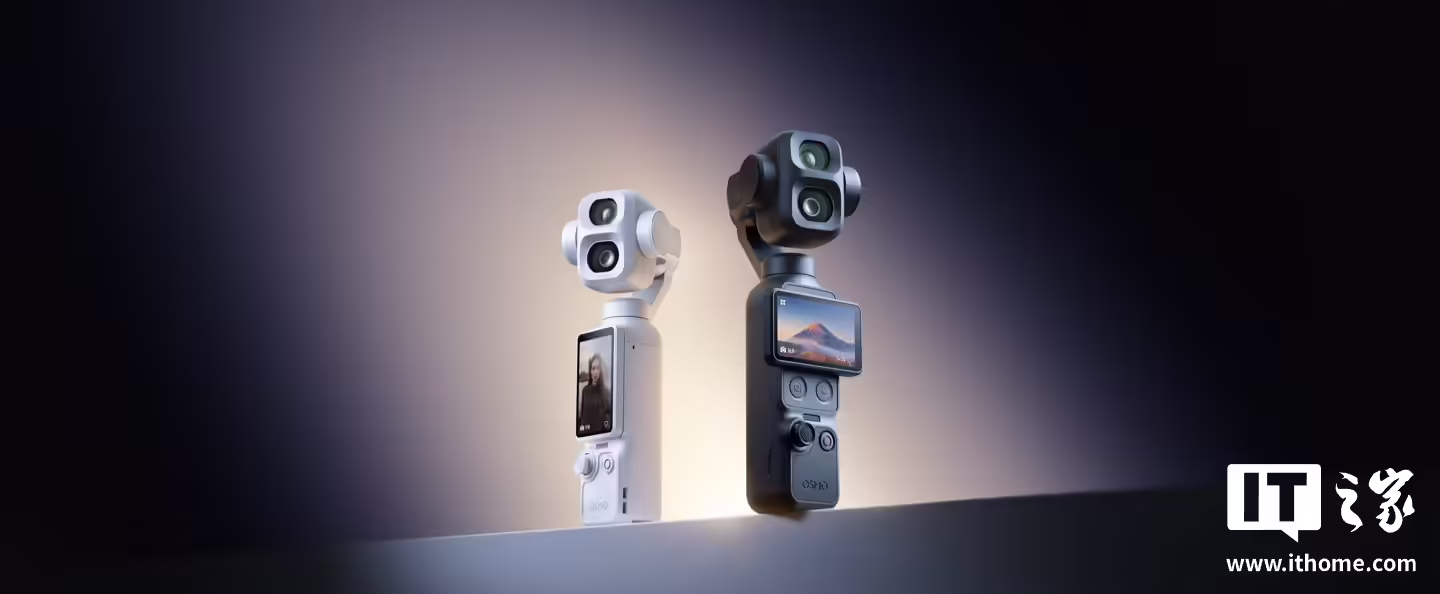3799元起：大疆Osmo Pocket 4P双主摄口袋摄影机发布，1 英寸LOFIC主摄+60mm中焦镜头 ...