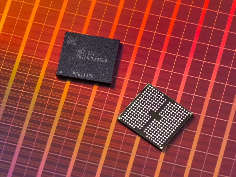 An image of Samsung's advanced memory technology