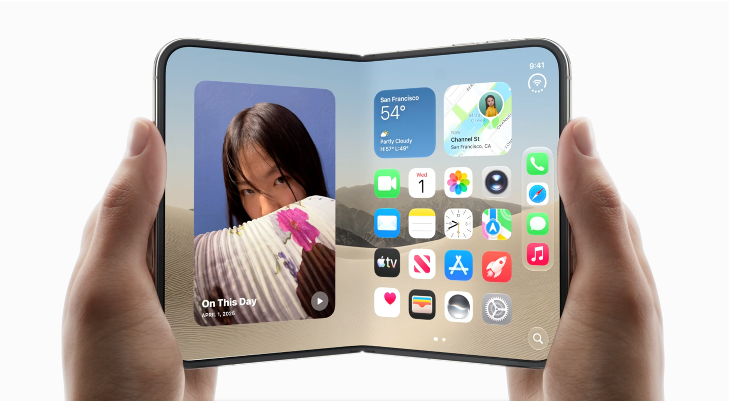 消息称多家大厂派开发人员赴苹果总部，适配 iPhone Duo 折叠手机