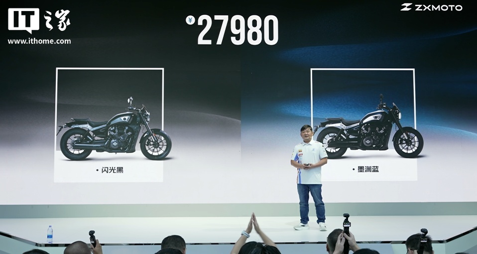 张雪机车首款巡航车 600V 发布：27980 元，标配电子油门和怠速闭缸