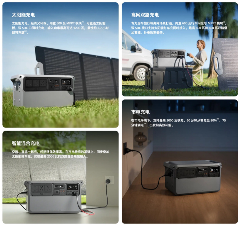 大疆发布 2 度电户外电源 DJI Power Auro 2000 Elite：体积缩减 24%，售价 4799 元起