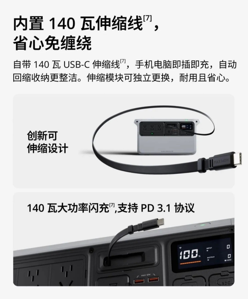 大疆发布 2 度电户外电源 DJI Power Auro 2000 Elite：体积缩减 24%，售价 4799 元起