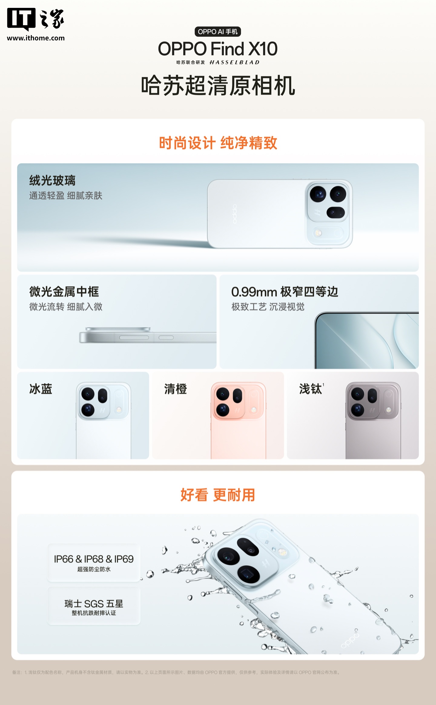 5499 元起：OPPO Find X10 标准版手机发布，天玑 9600M 芯片、双 2 亿镜头群