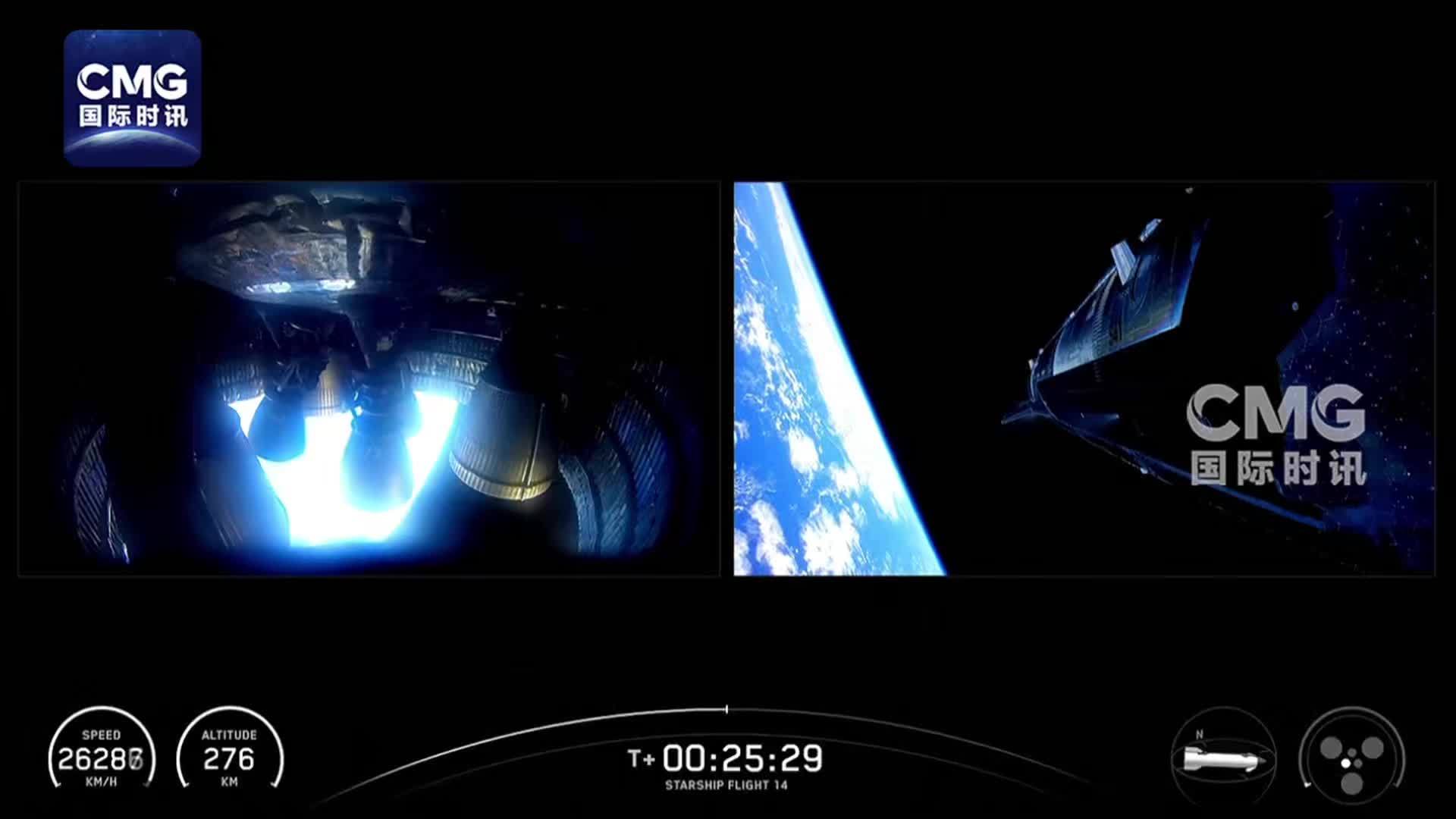 马斯克 SpaceX 成功完成星舰第 14 次试飞，首次入轨、返回、溅落并部署 26 颗卫星