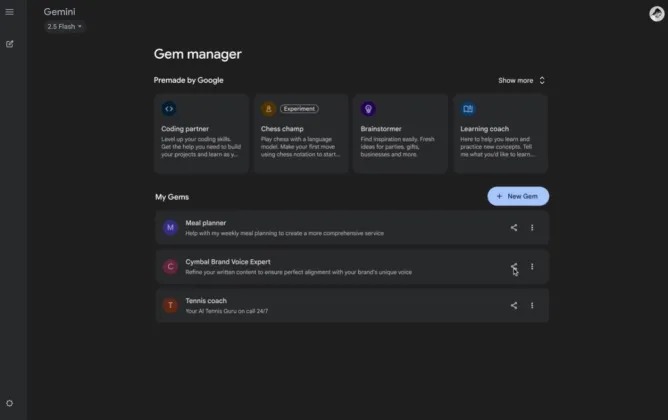 谷歌宣布停用 Gemini 的 Gems 功能，将自动迁移为“技能”