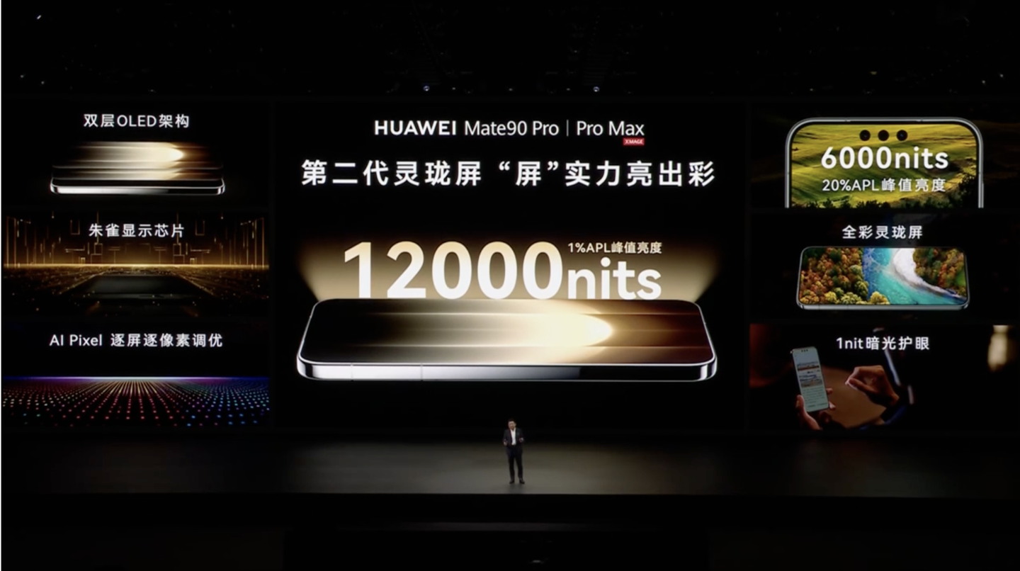 9499 元起华为 Mate 90 Pro Max 手机发布：麒麟 9050 Pro、连续可变光圈主摄、双层 OLED 面板