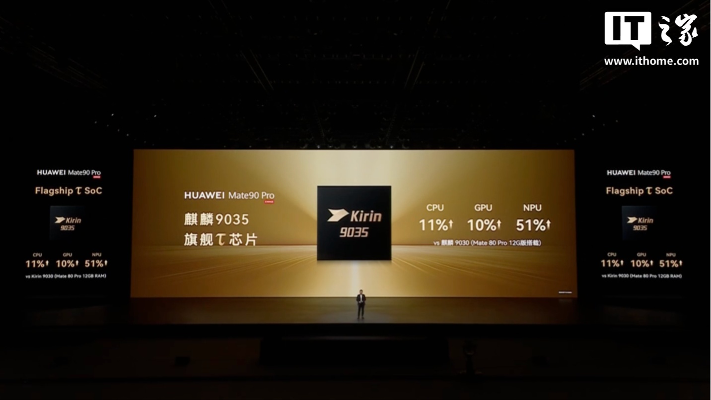 “争气机”换更强“争气芯”：全系韬芯片之华为 Mate 90 发布，央视报道称走出世界半导体的新路
