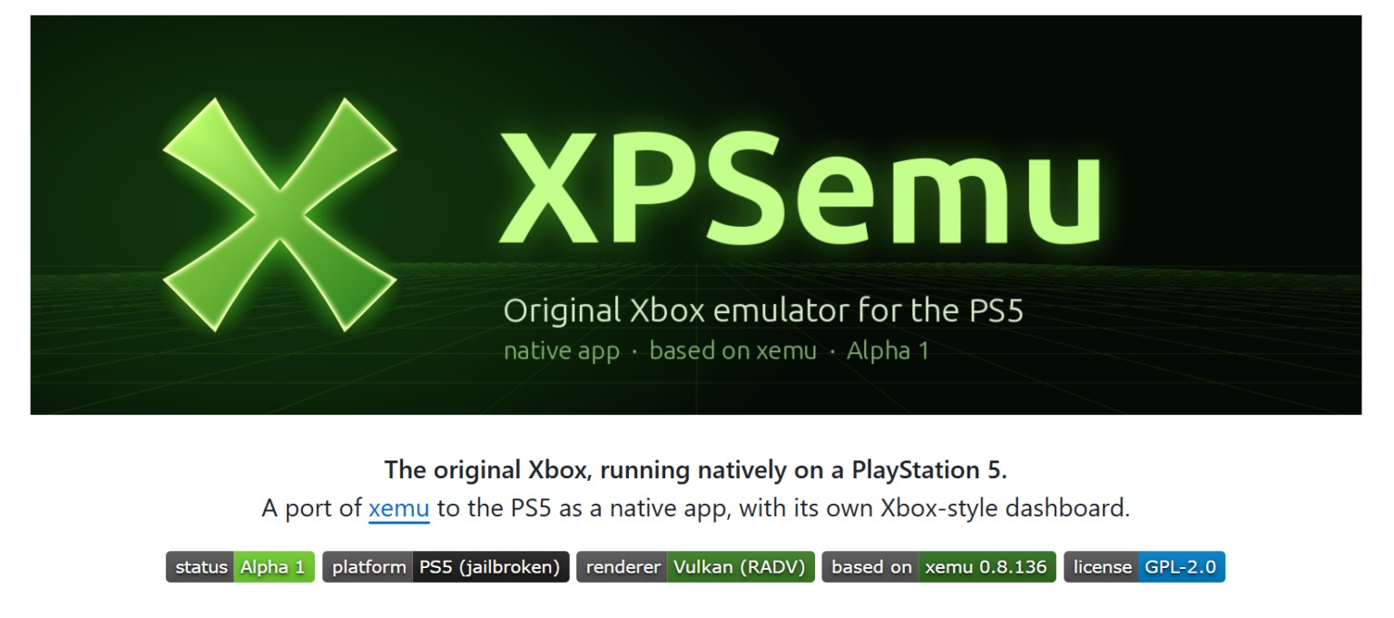 索尼 PS5 破解后成功运行初代 Xbox 游戏，微软 Xbox 360 与 PC 游戏支持也在开发中