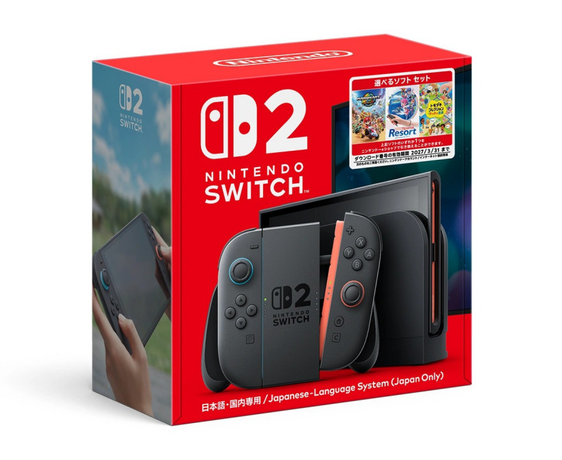 三款第一方游戏任选其一：任天堂将在日本推出 Switch 2“主机 + 游戏”自选套装